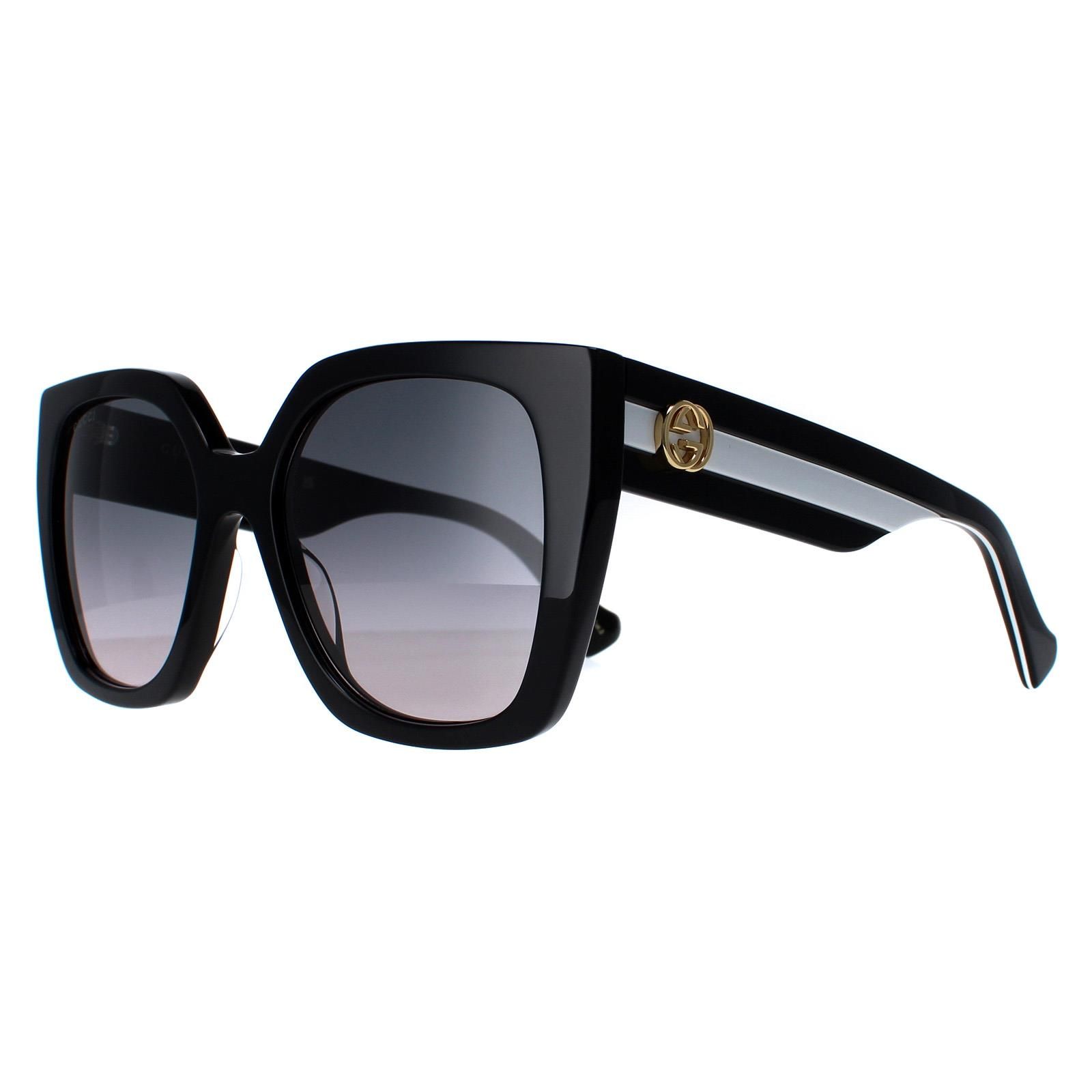 Gucci Square Black Grey Gradient GG1300S