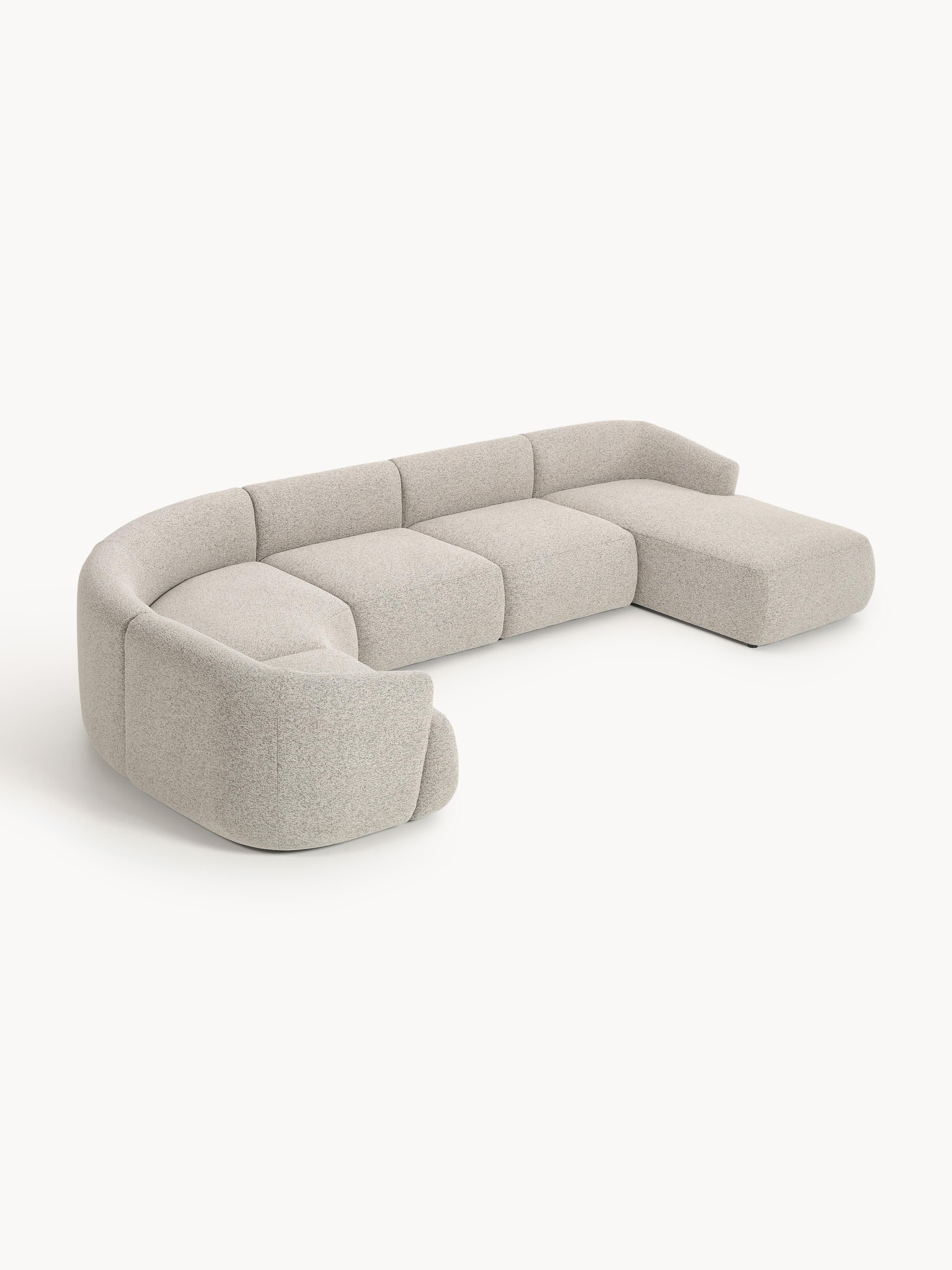 Modulares XL Bouclé-Sofa Sofia