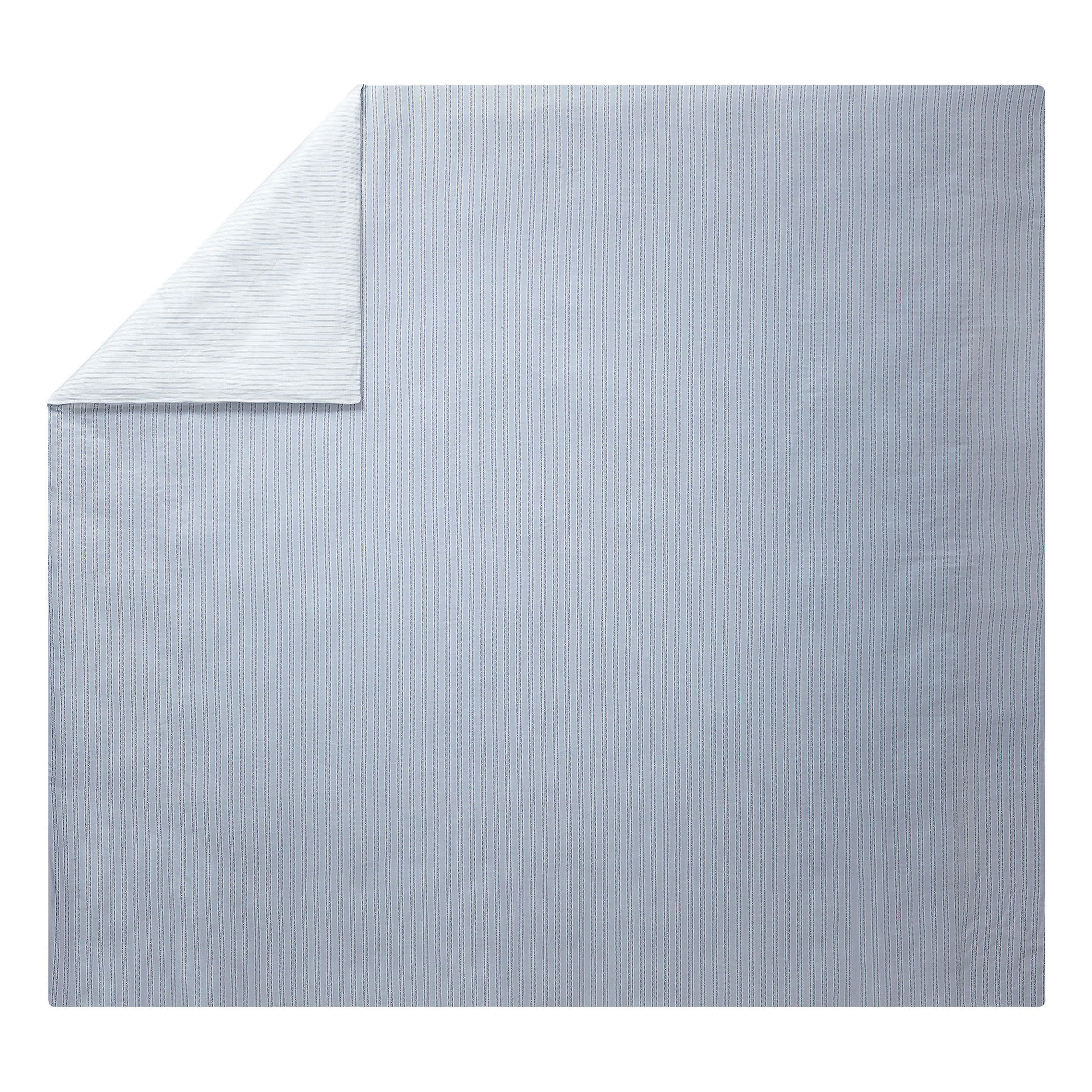 ULYSSE - Housse de couette en lin bleu denim 240x220