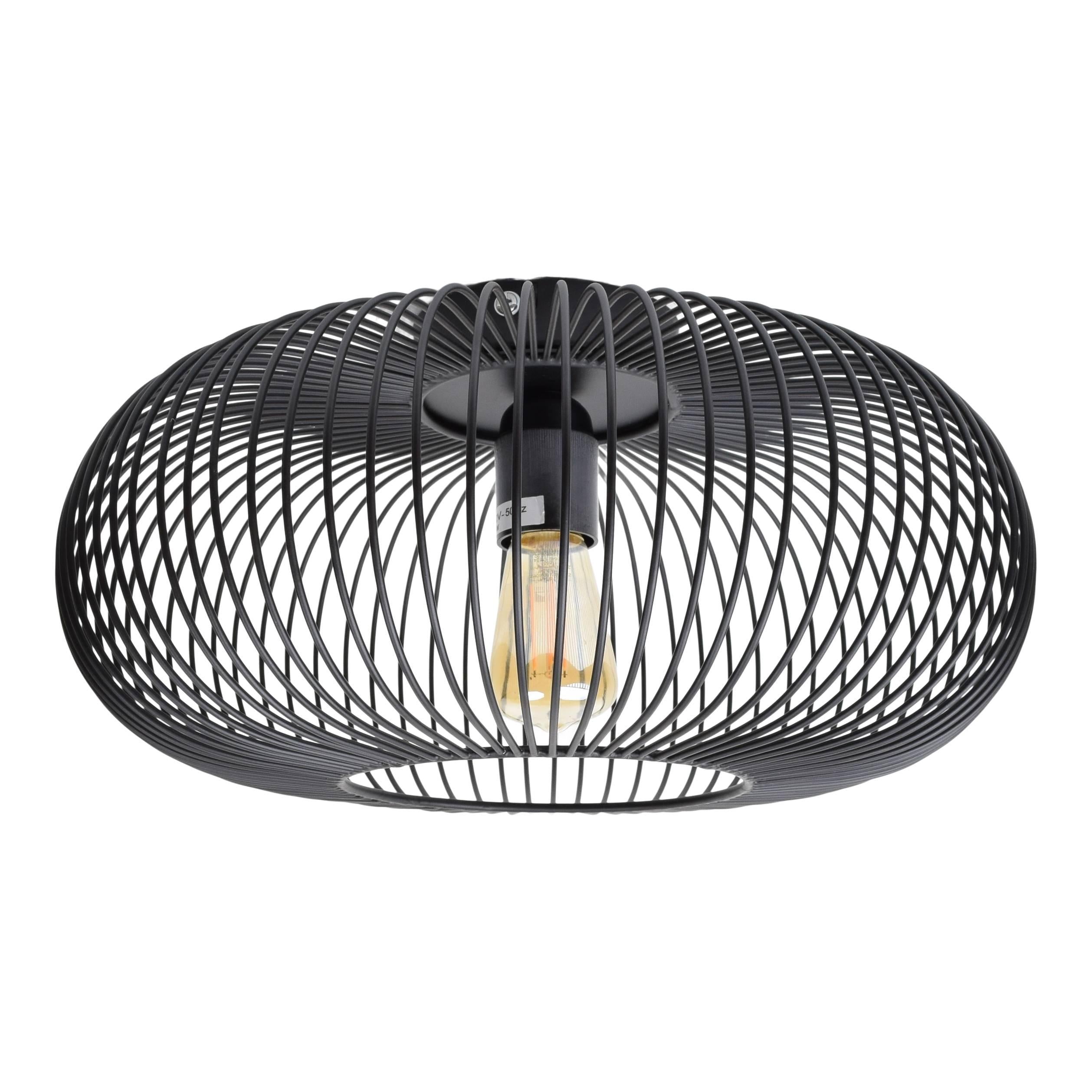 Urban Interiors Meya Plafondlamp Small – Metaal – Zwart – Ø35