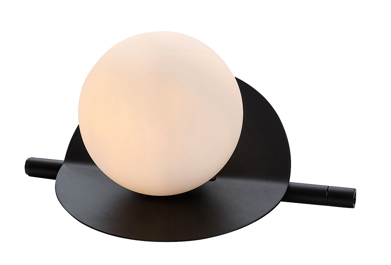 Lampa stołowa industrialna czarno-biała JULES 1xG9x5W wys:12cm Rabalux
