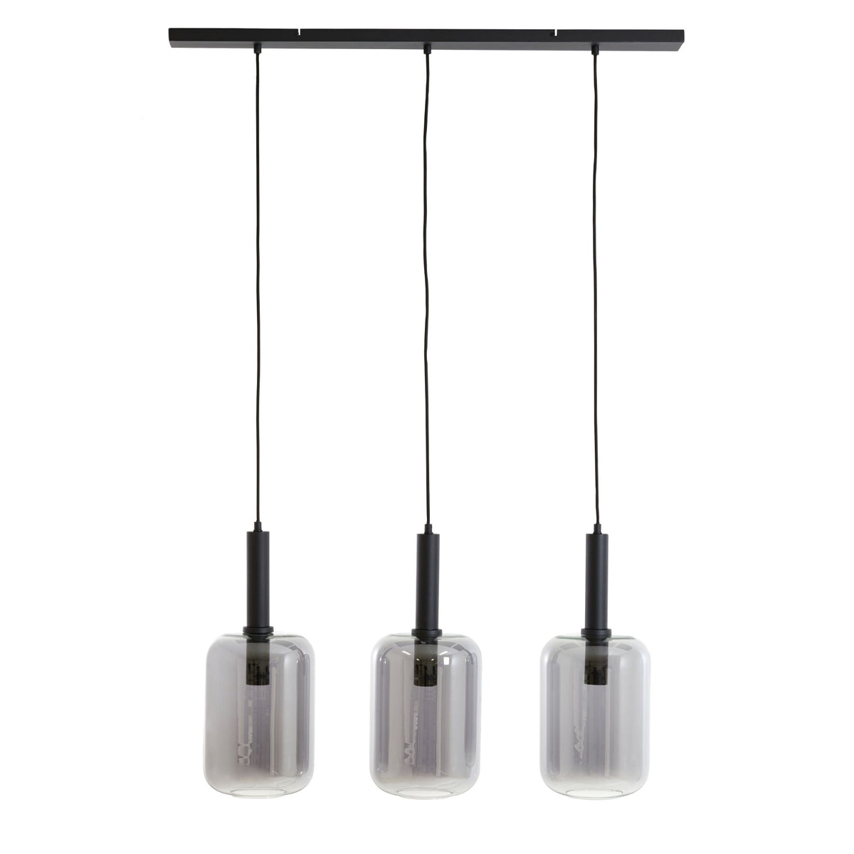 Light & Living hanglamp Lekar - zwart - 22x100x32cm
