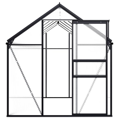 NNEVL Greenhouse Anthracite Aluminium 7.03 m&sup2;