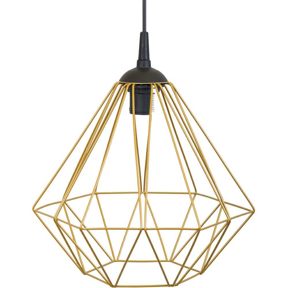 Lampa geometryczna Diamond złota 25 cm LOFT