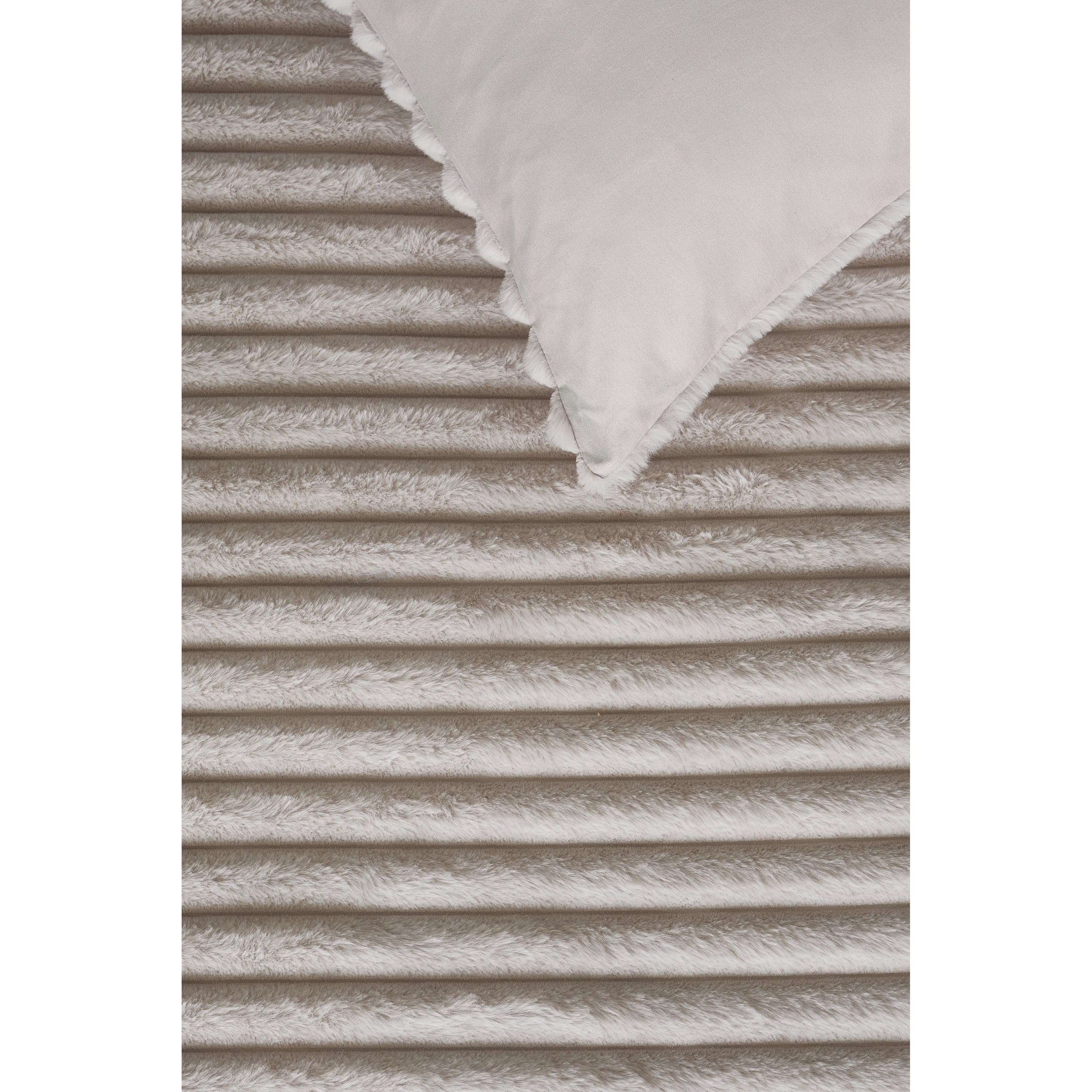 Rivièra Maison Furry Stripes Dekbedovertrek 200 x 200/220 cm - Gebroke