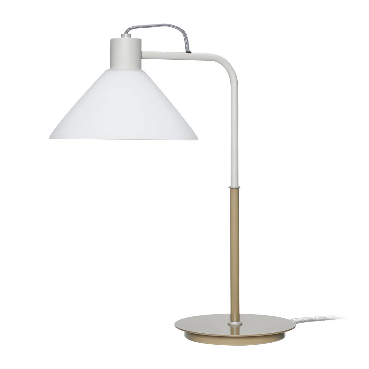 Hübsch Interior - Spot Tischleuchte, H 44 cm, khaki / sand