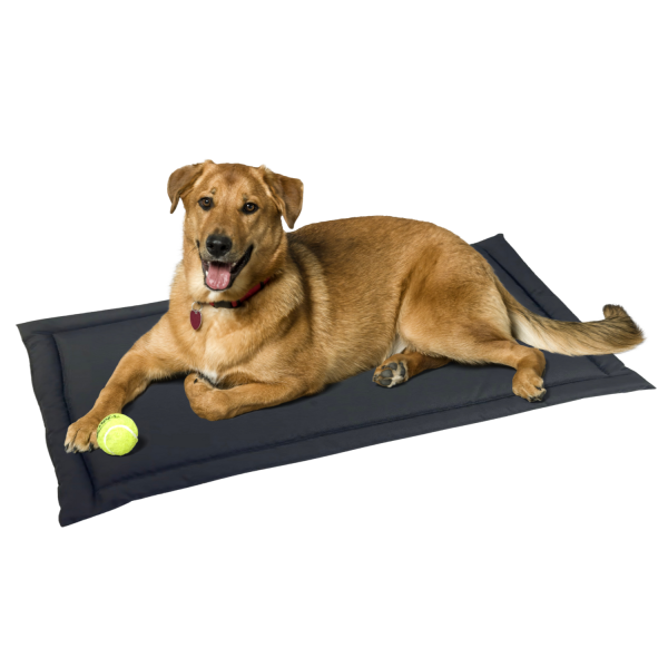 Mata dla psa legowisko kennel czarna 75x55