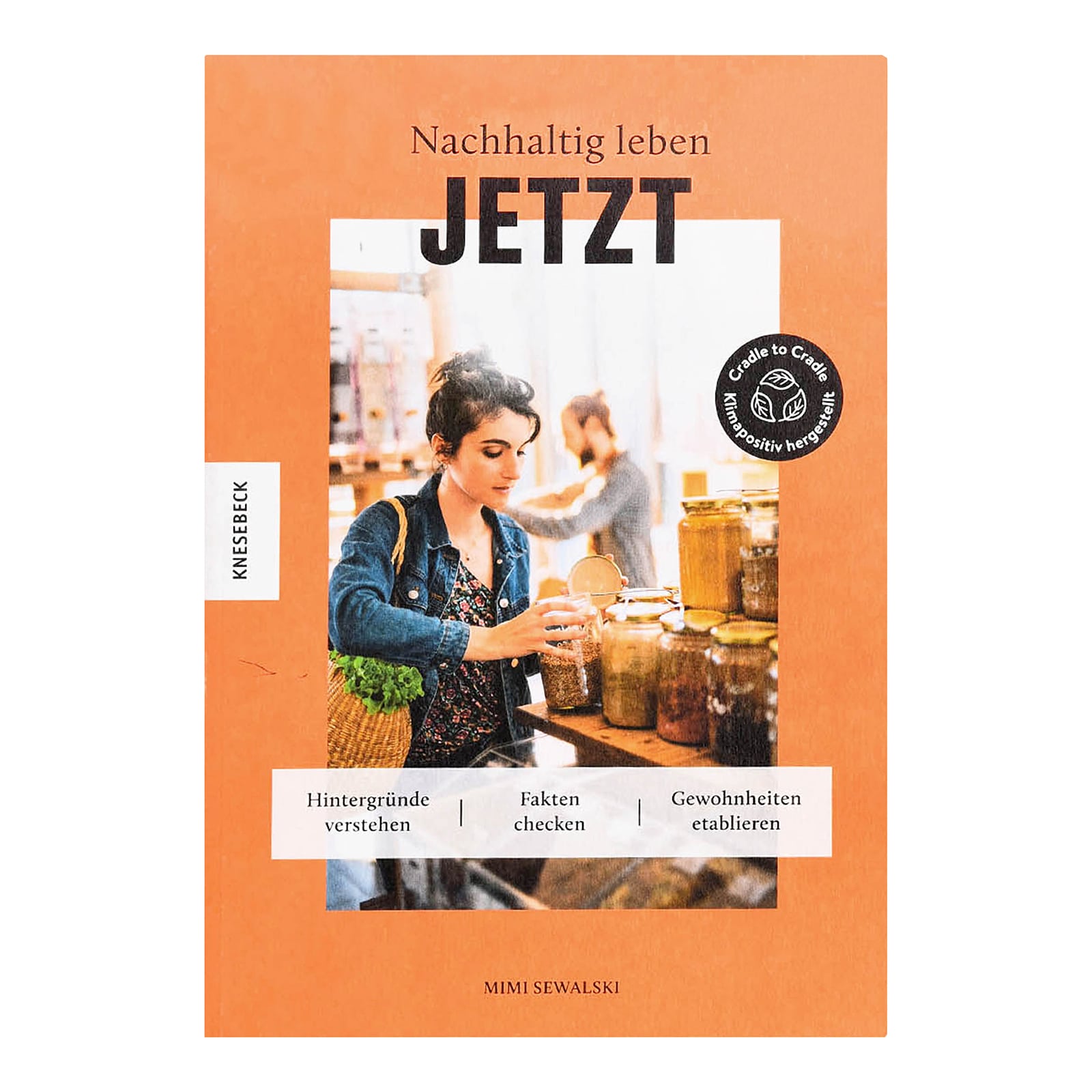 Buch Nachhaltig leben jetzt! Orange,L 232 x B 160 mm