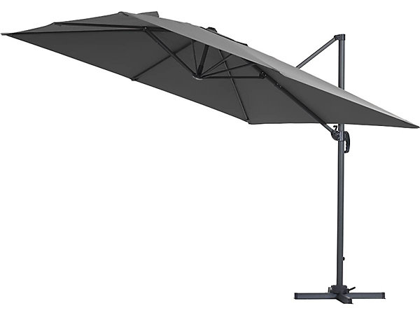 Parasol jardin déporté Alu 