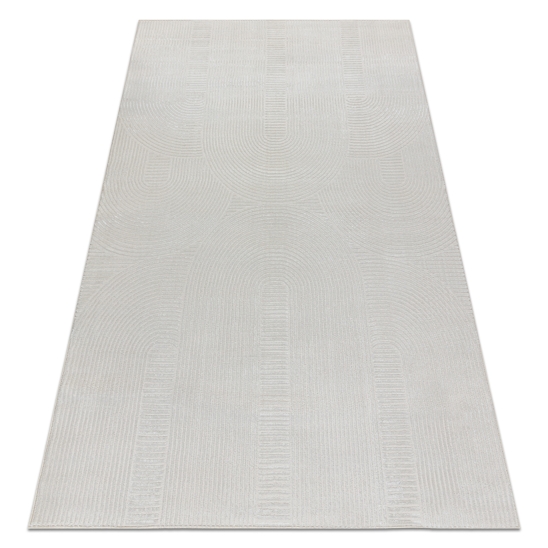 Dywan BALANCE 9086 krem - Geometryczny, strukturalny, glamour80x150 cm