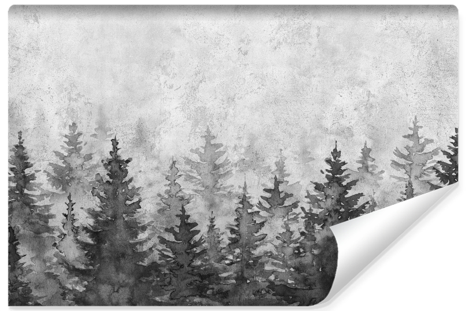 Fototapeta Abstrakcyjny Las Na Betonie 90x60cm