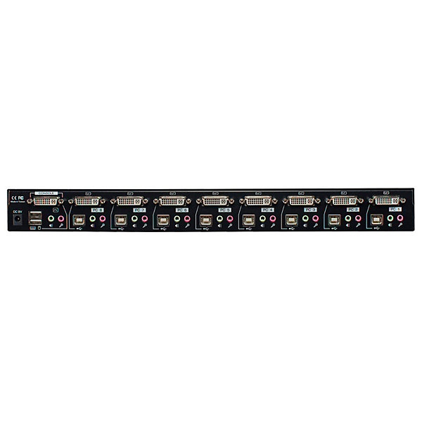 Commutateur KVM DVI-I Single Link USB2 LINDY