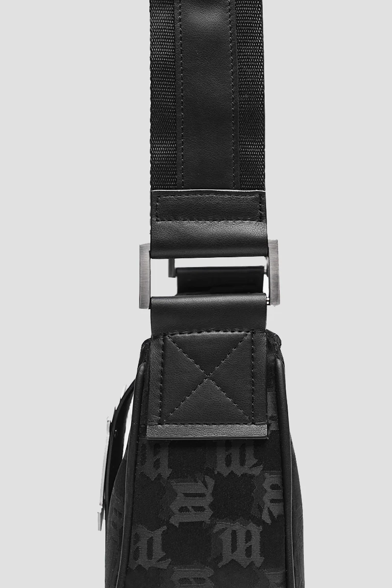 Nylon Monogram Shoulder Bag Small