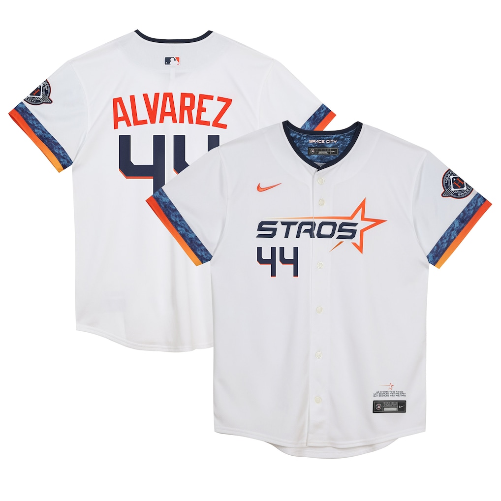 Yordan Alvarez Houston Astros Nike Preschool 2025 City Connect Limited Player Jersey - White