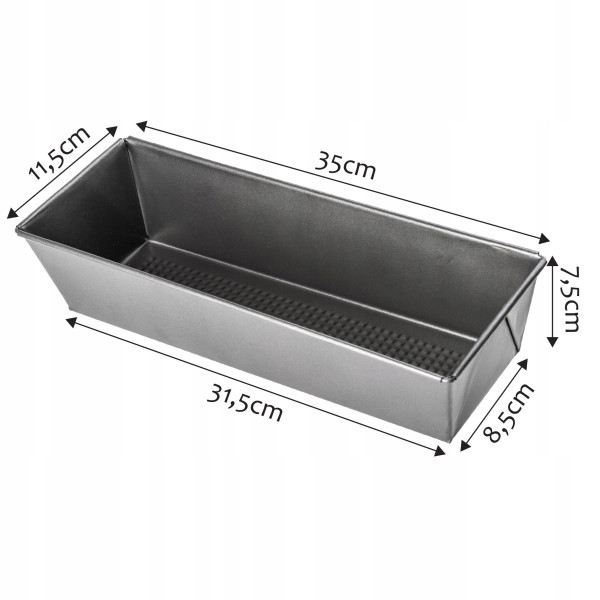 Blacha Keksówka, Forma Nieprzywieralna Ciasto 35cm