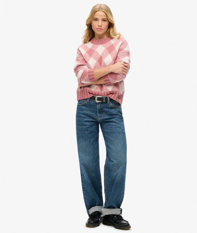 Argyle Pattern Jumper