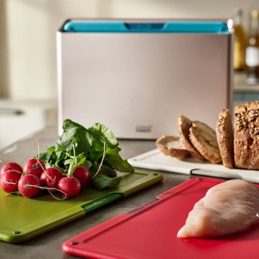Joseph Joseph Folio Ikon 4 Piece Regular Chopping Board Set Silver 60218