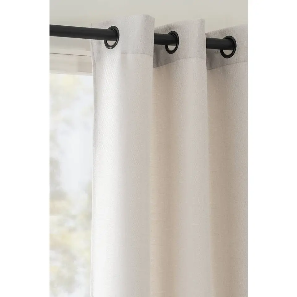 Gordijn Mila - wit - 140x280 cm (1 stuk)