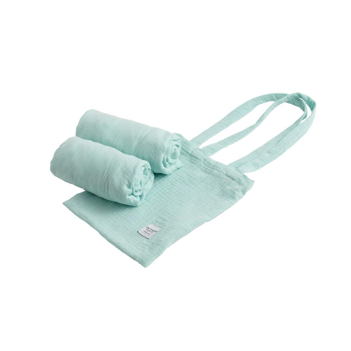 GALOPIN - Lot de 2 draps housse ovales en coton