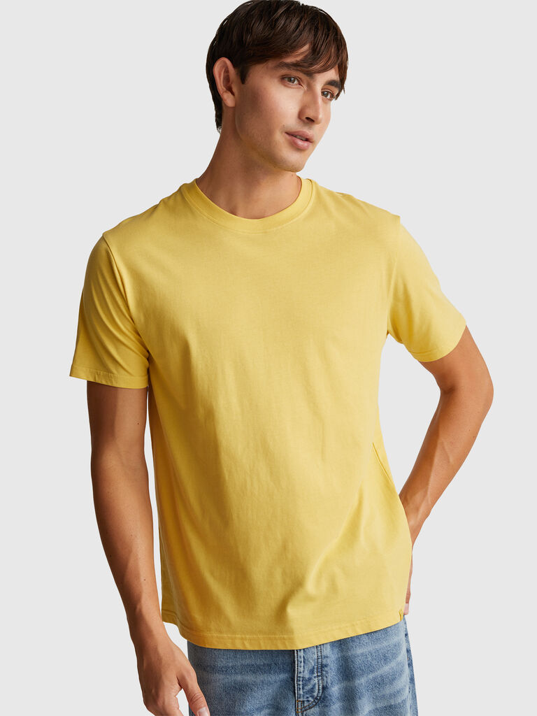 Long fiber cotton t-shirt