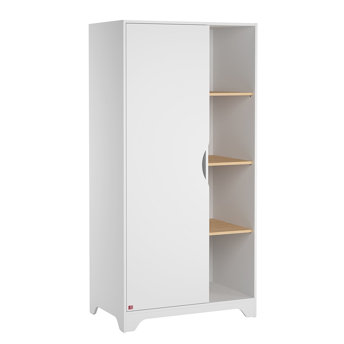 Calicosy - LEAF Kast met 1 deur, 2 kledingstangen - H179,5 cm