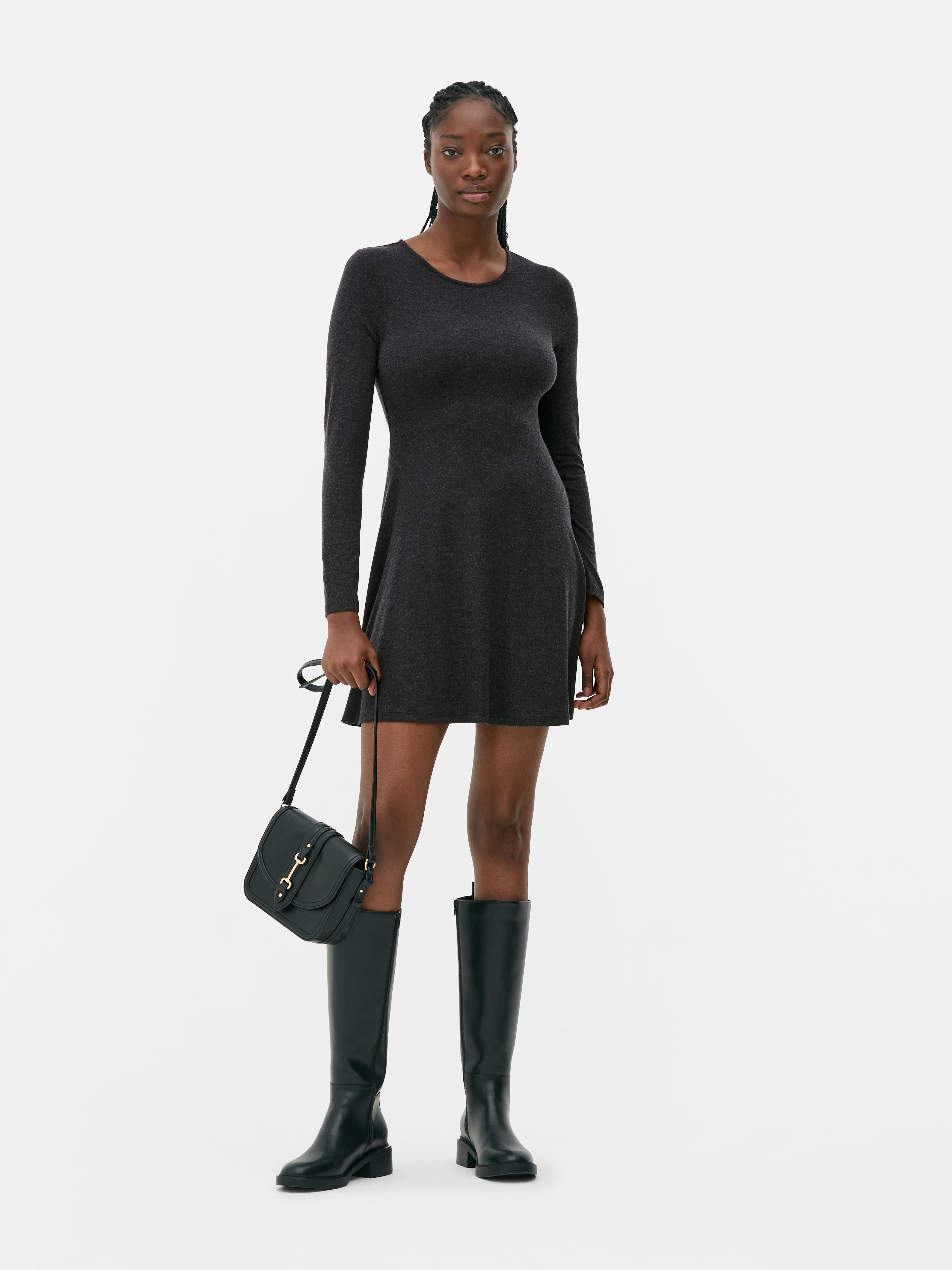 Cozy Skater Mini Dress