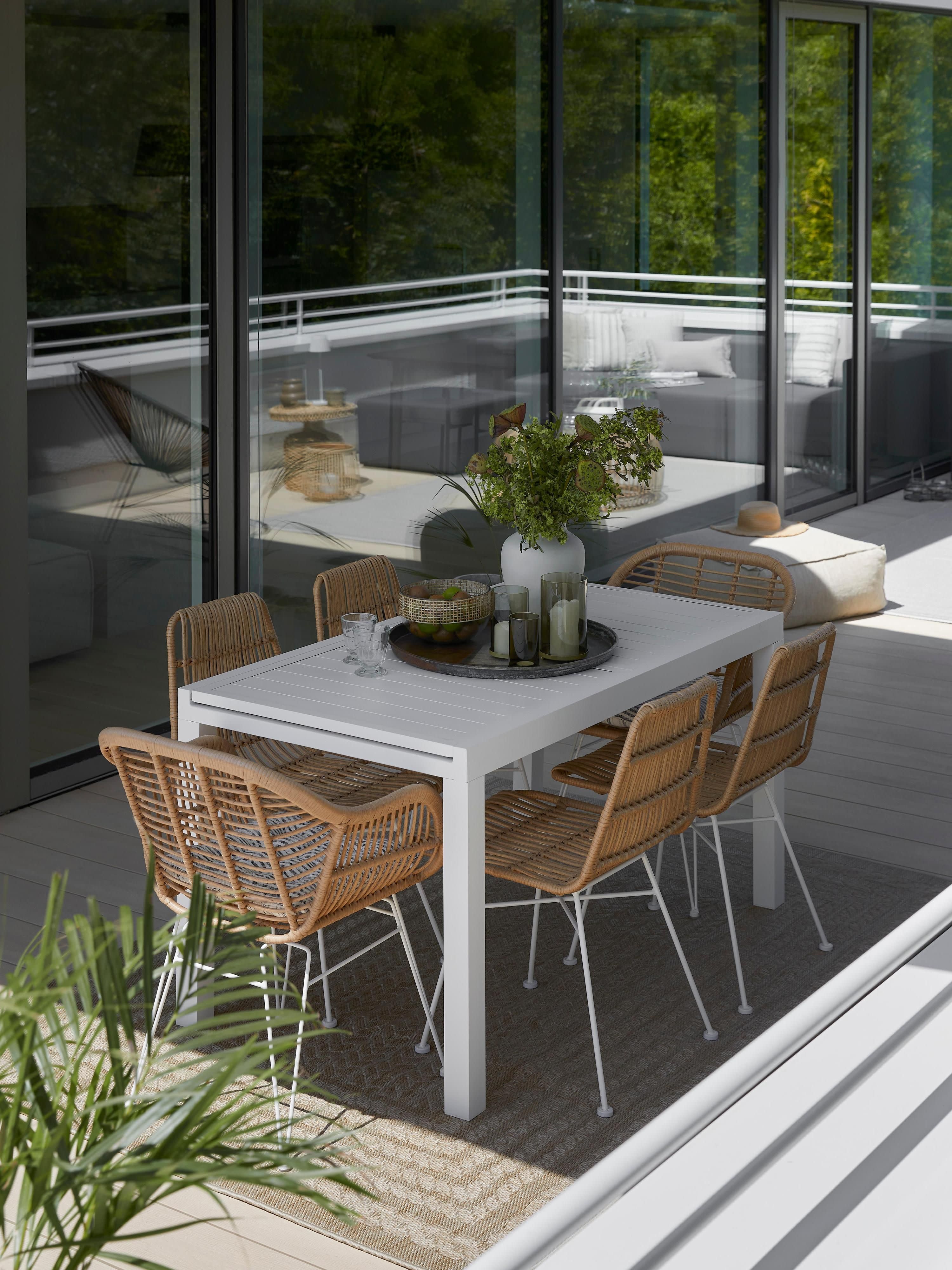 Stühle Costa aus Polyrattan, 2er-Set