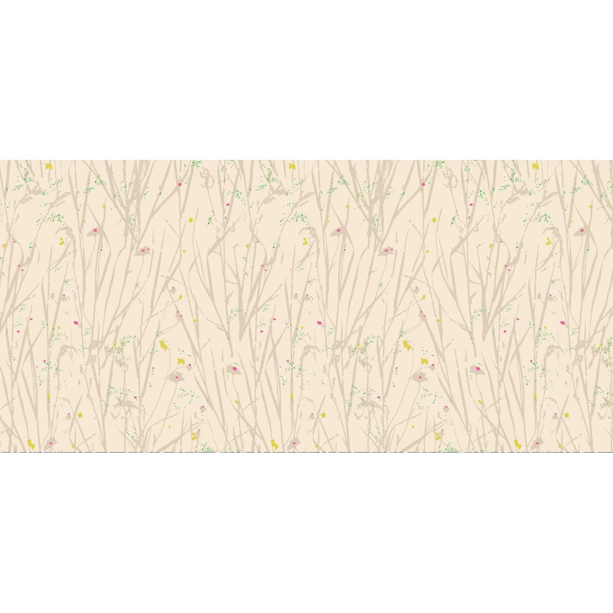 - Papier peint panoramique herbes folles 450 x 250 cm