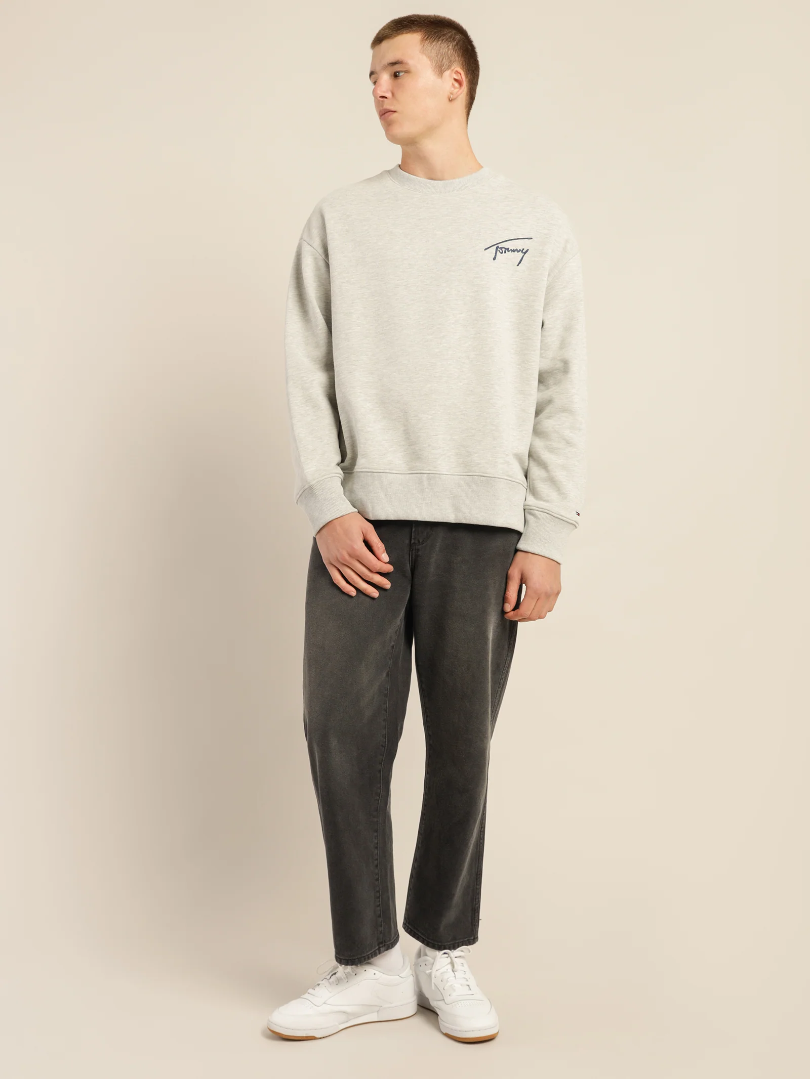 Recycled Signature Logo Relaxed Sweatshirt