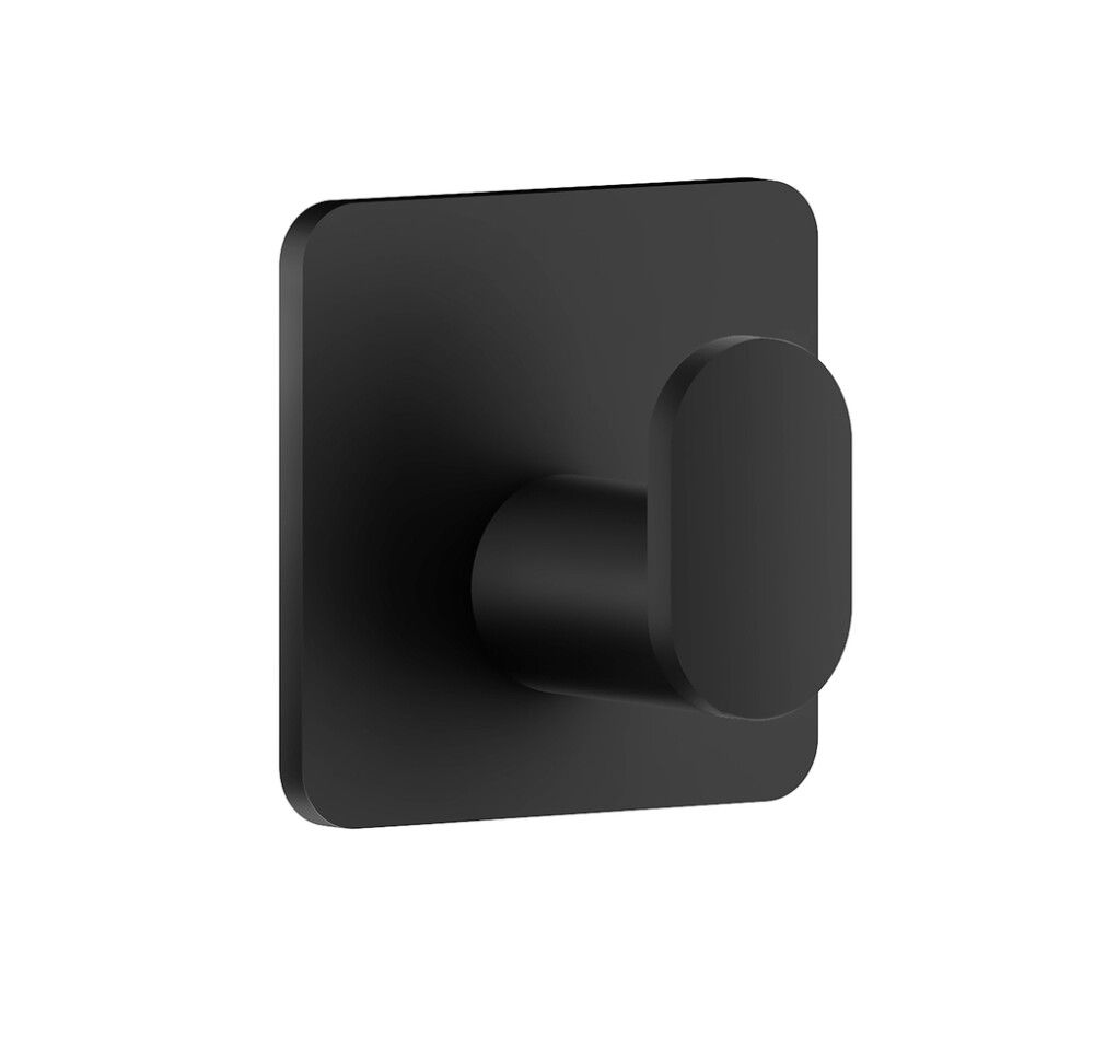 HÅNDKLEKROK BESLAGSBODEN CUBE MINI SELVKLEBENDE MATT SVART