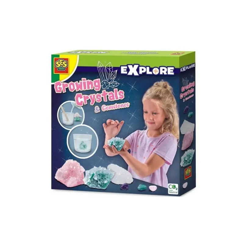 Spielset Wachsende Kristalle und Edelsteine