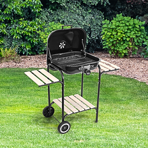 Nowoczesny Grill Ogrodowy Z Pokrywą