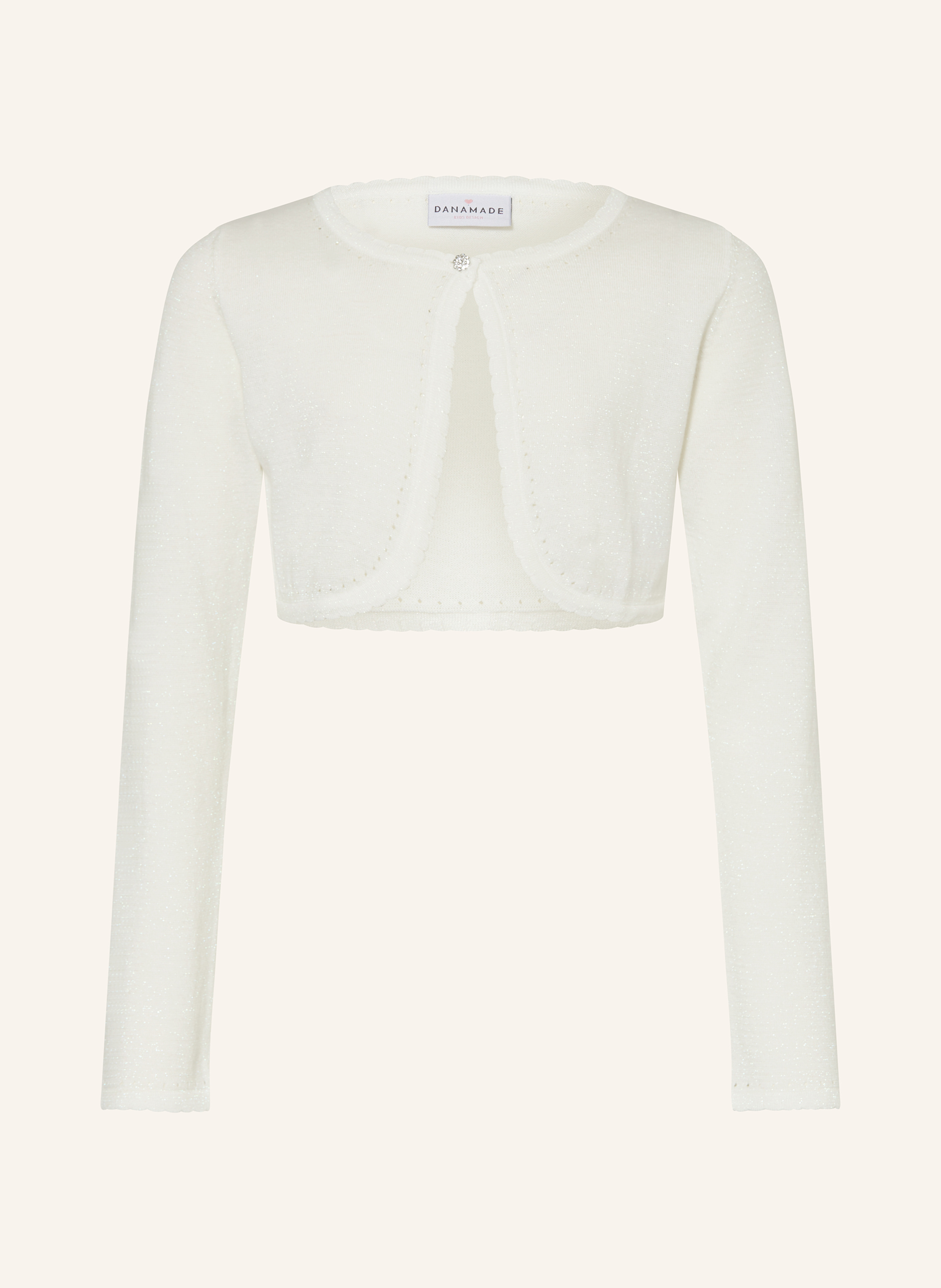 DANAMADE Bolero mit Glanzgarn