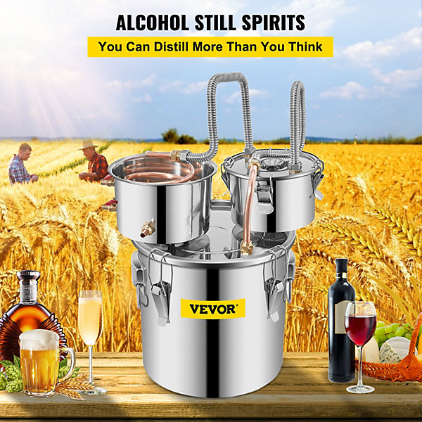 Distillateur d'Eau 5 Gal, Purificateur Domestique avec Pompe.