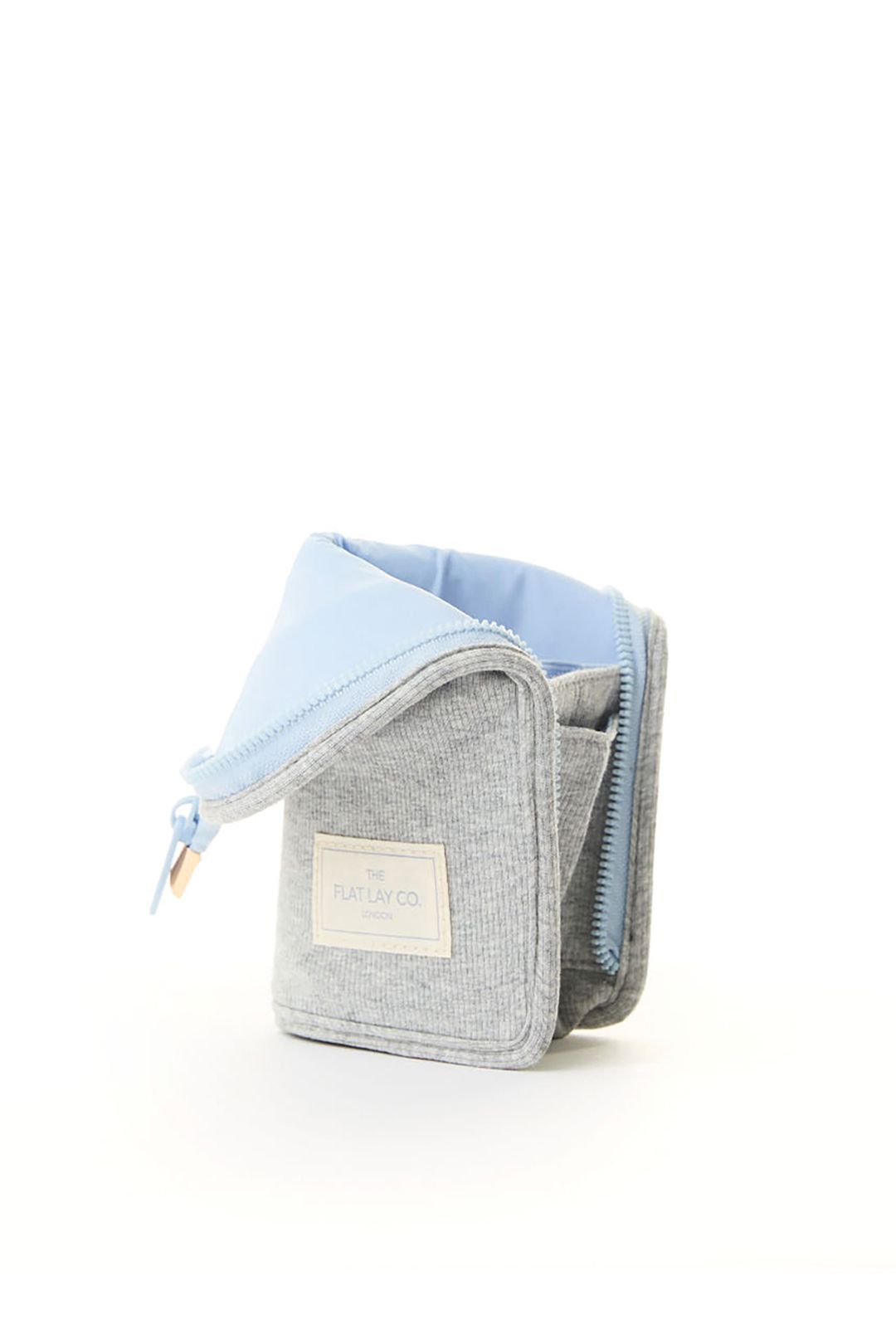 The Flat Lay Co Standing Makeup Brush Case - Cozy Cotton Grey