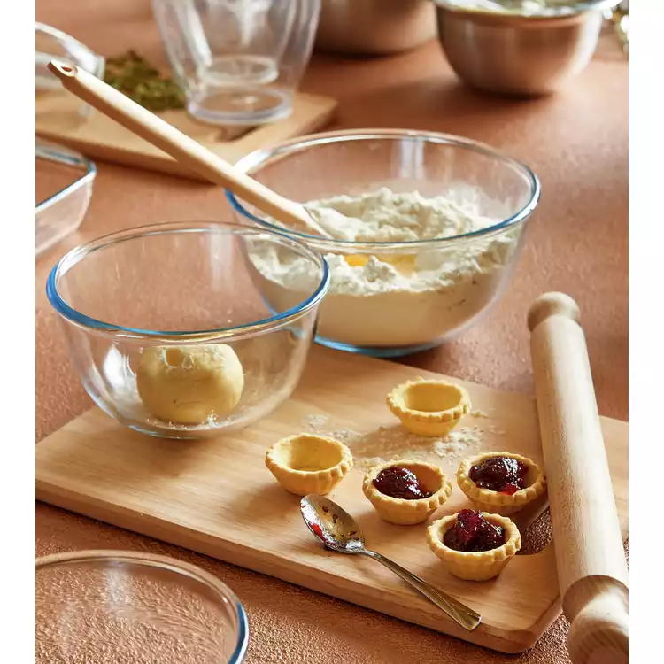 Pyrex 3 Piece Glass Bowl Set