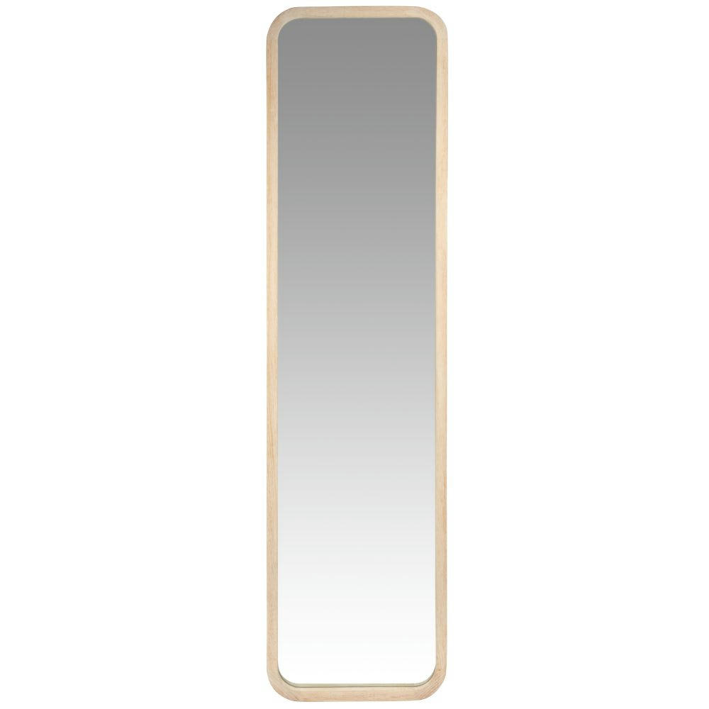 - Grand miroir rectangulaire sur pied en bois de paulownia 41x160