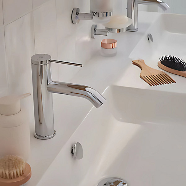 Mitigeur lavabo JACOB DELAFON Grands Boulevards sans vidage Chromé