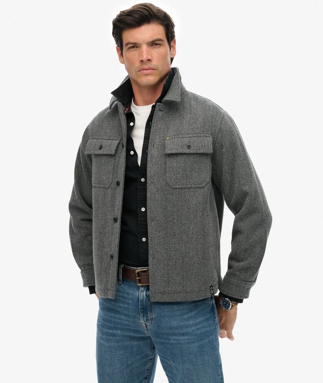 The Merchant Store - Herringbone Overshirt