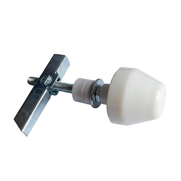 2 vis inox de fixation pour lavabo Diall 8x120mm