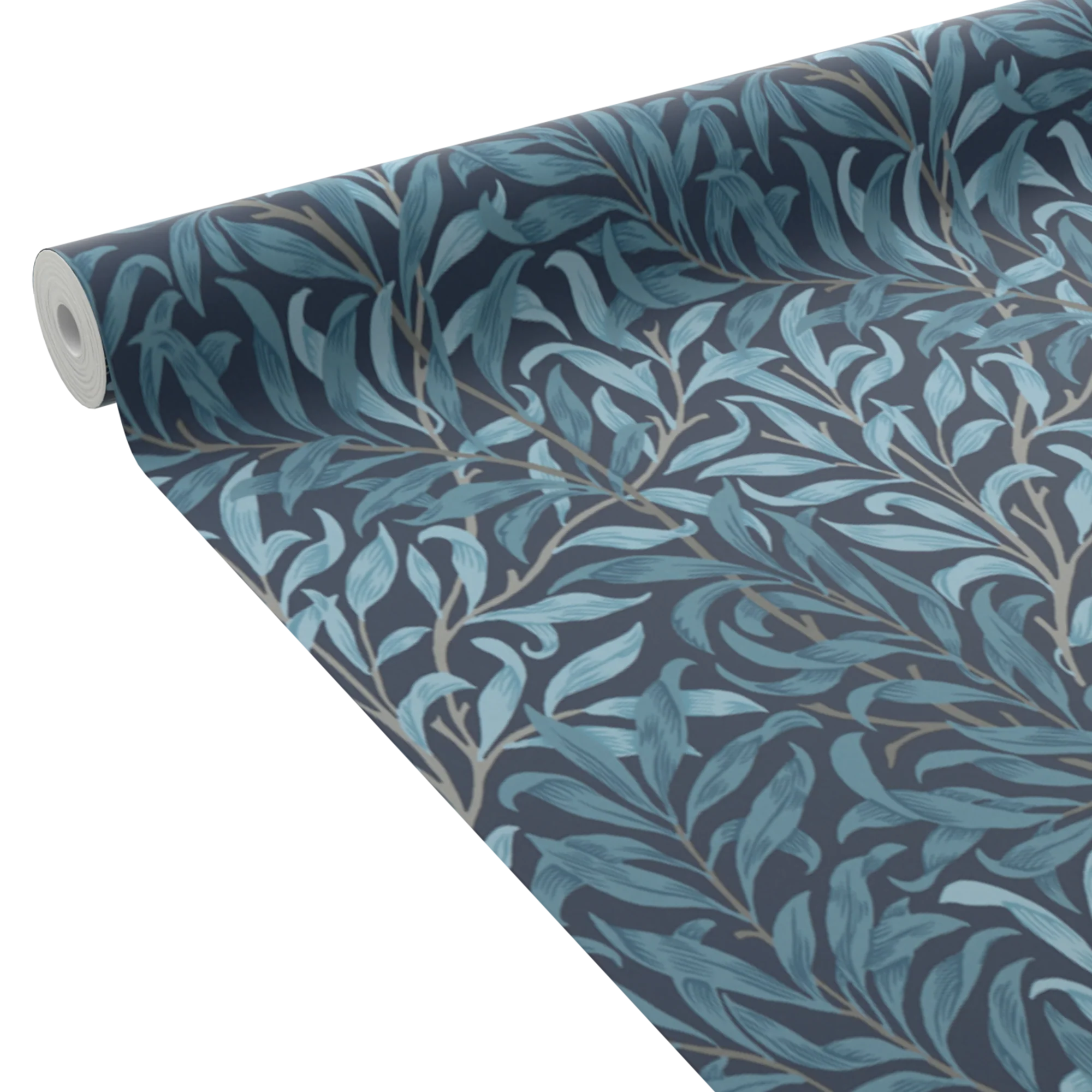 William Morris at Home Papier peint intissé WILLOW BOUGH bleu nuit