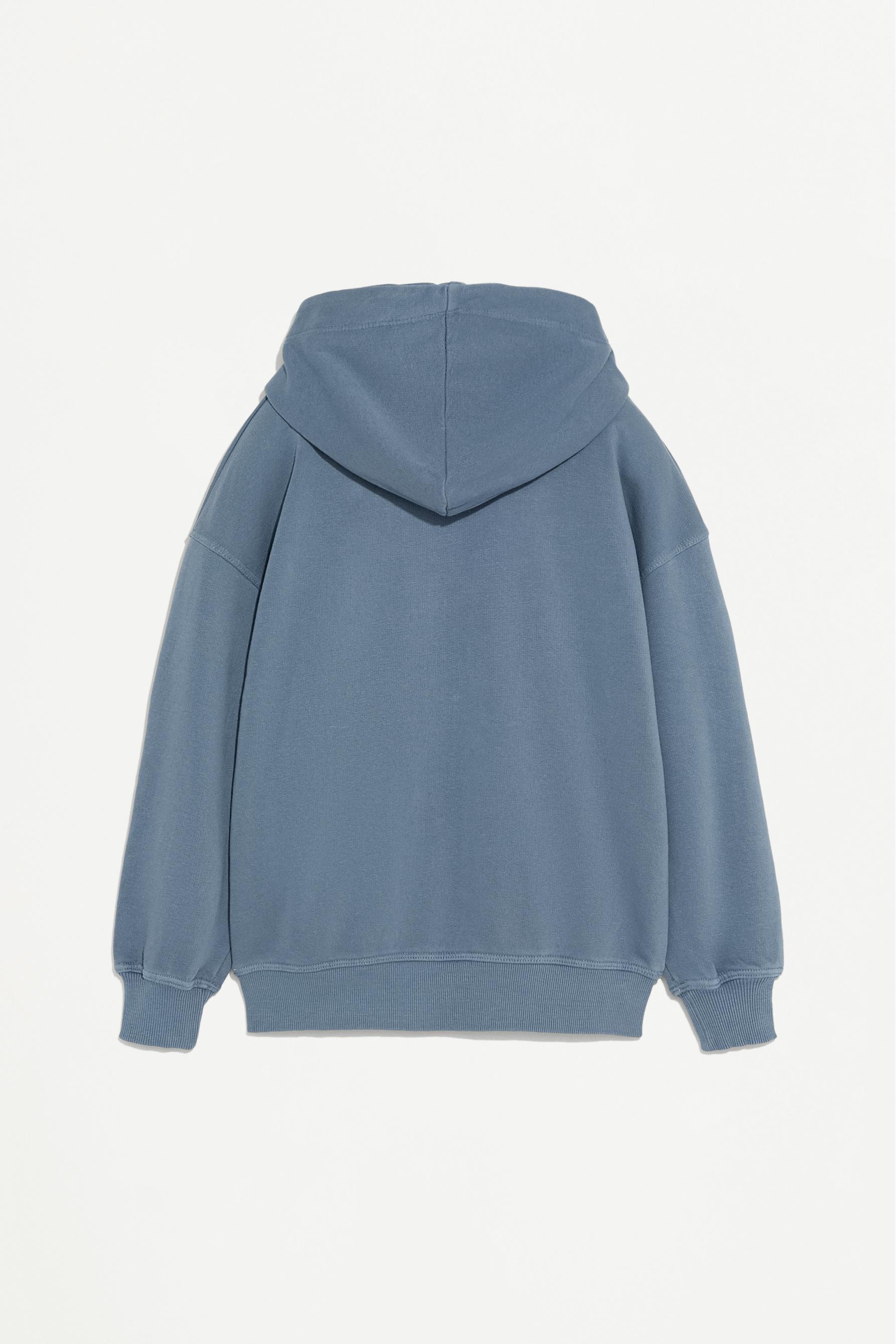 Sudadera capucha efecto lavado