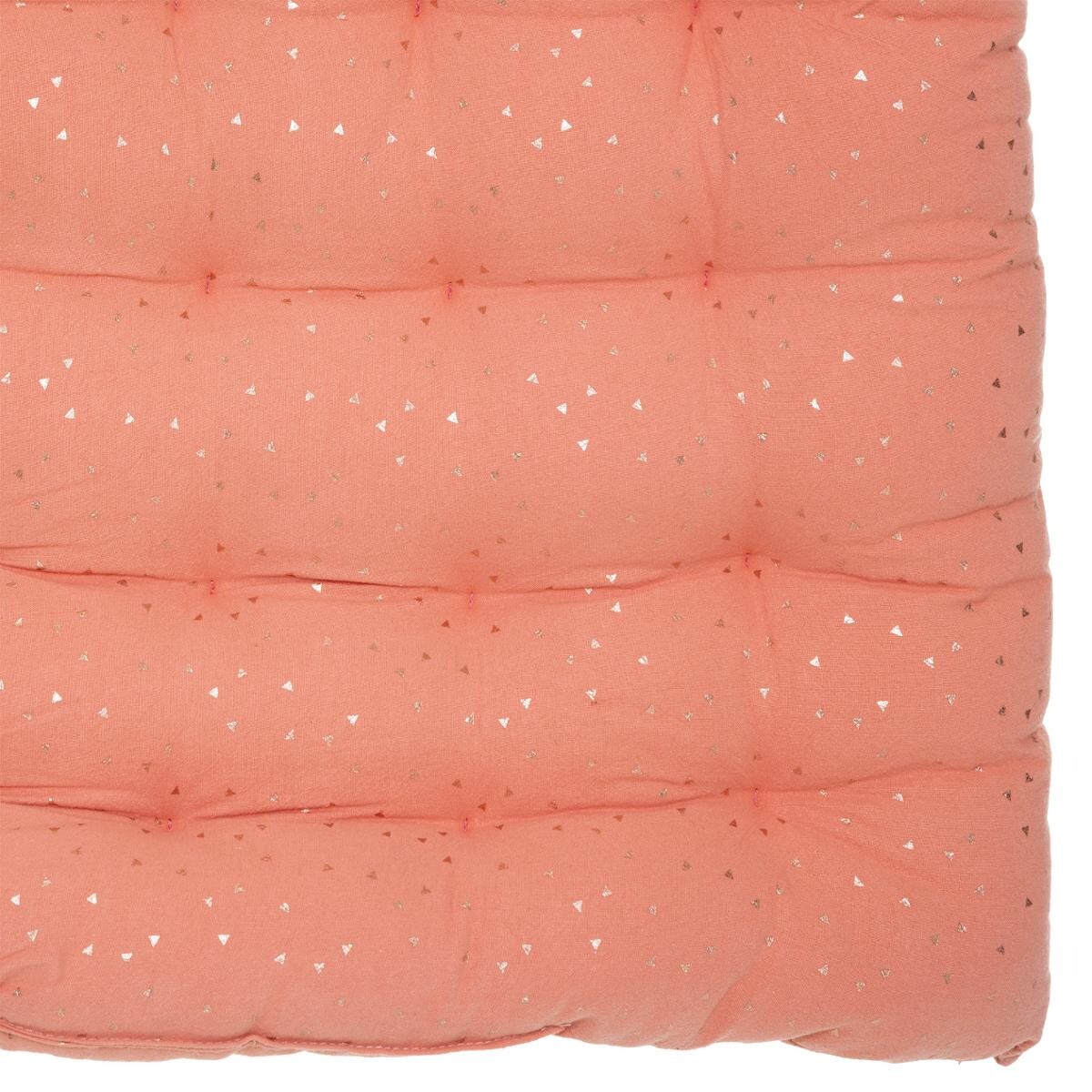 Kids floor mat "Berlingot" Terracotta pink, 60x120 cm