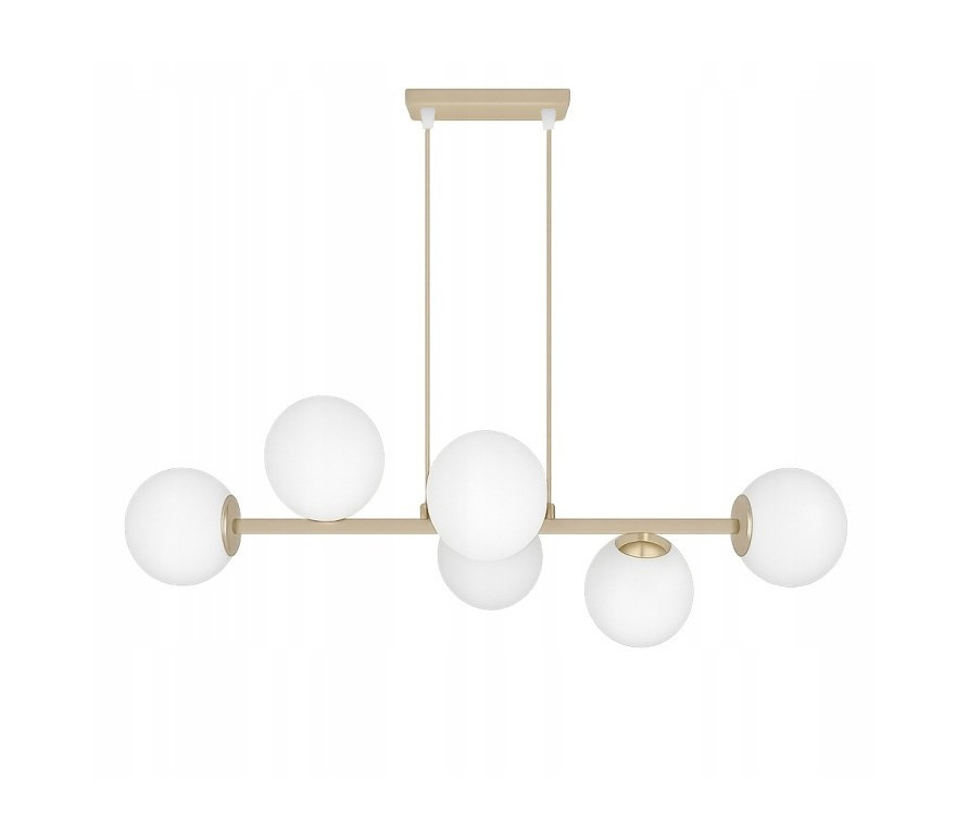 Lampa wisząca Sphere 6xE27 beżowa