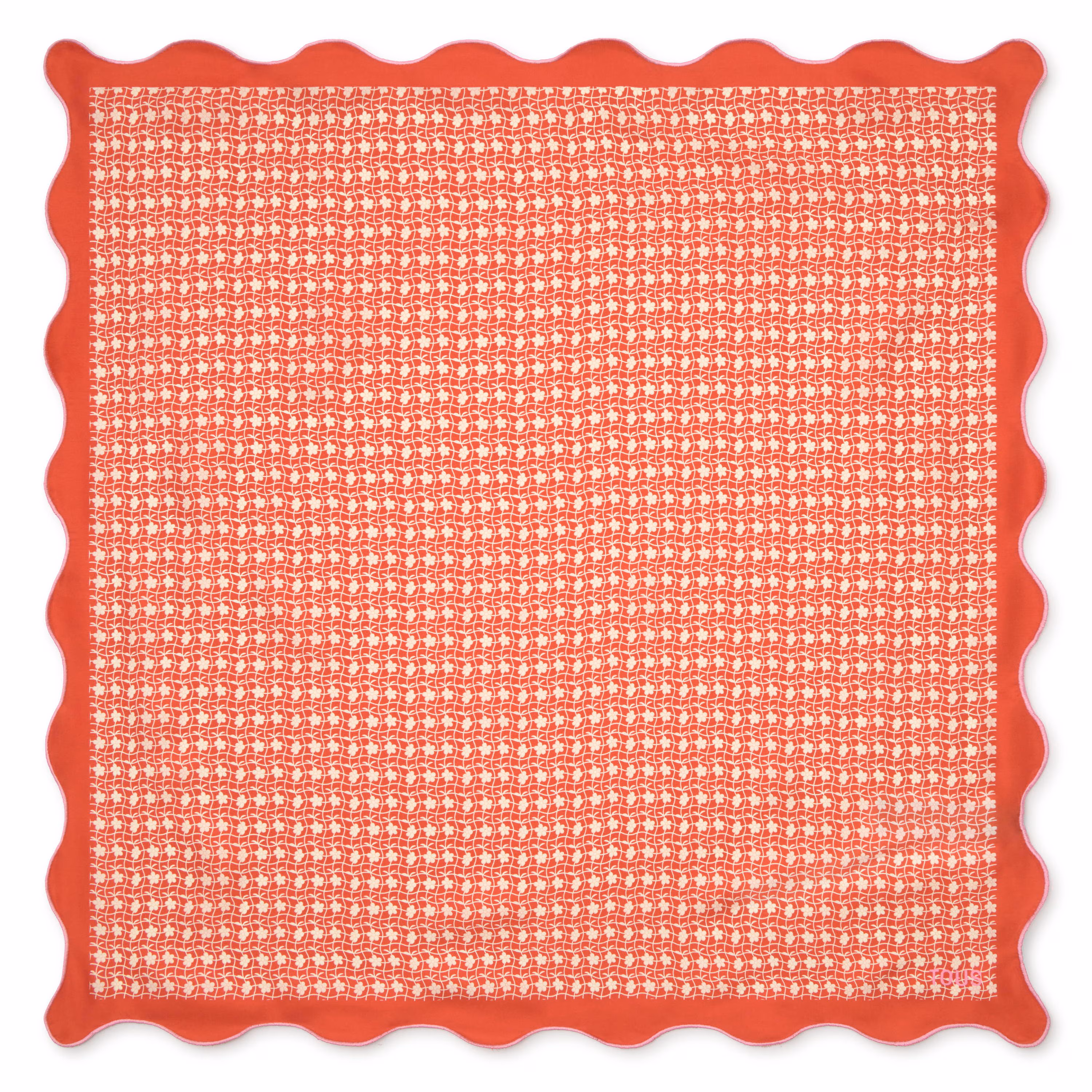 Pañuelo cuadrado naranja Mini Daisy