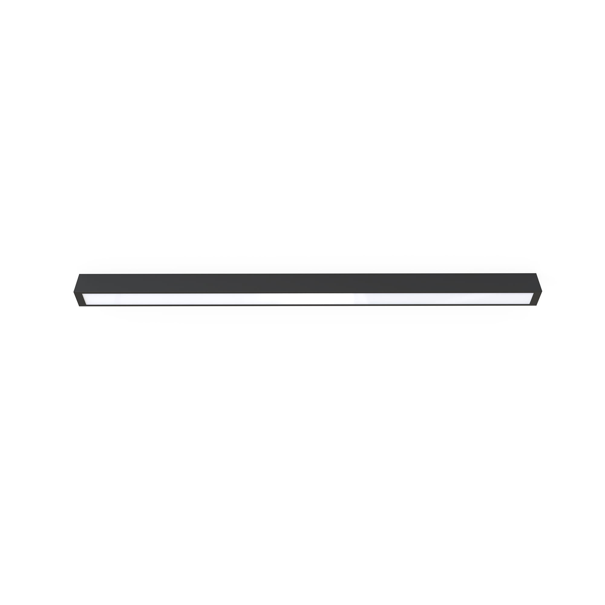 Plafonczarno-biały prostokątny 5,5cm STRAIGHT 1xT8x32W IP20 Nowodvorski