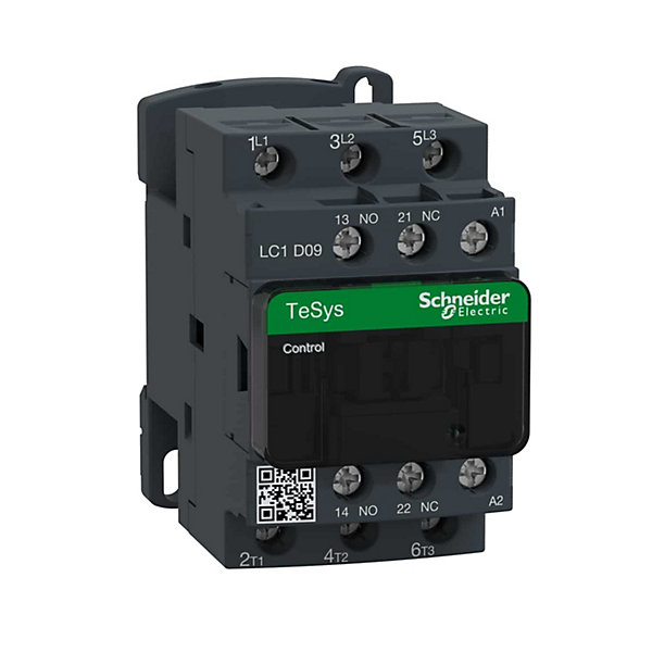 Lc1d09d7 Schneider - Contacteur Tripolaire - 3no - 9a - Bobine 42vca - Vis