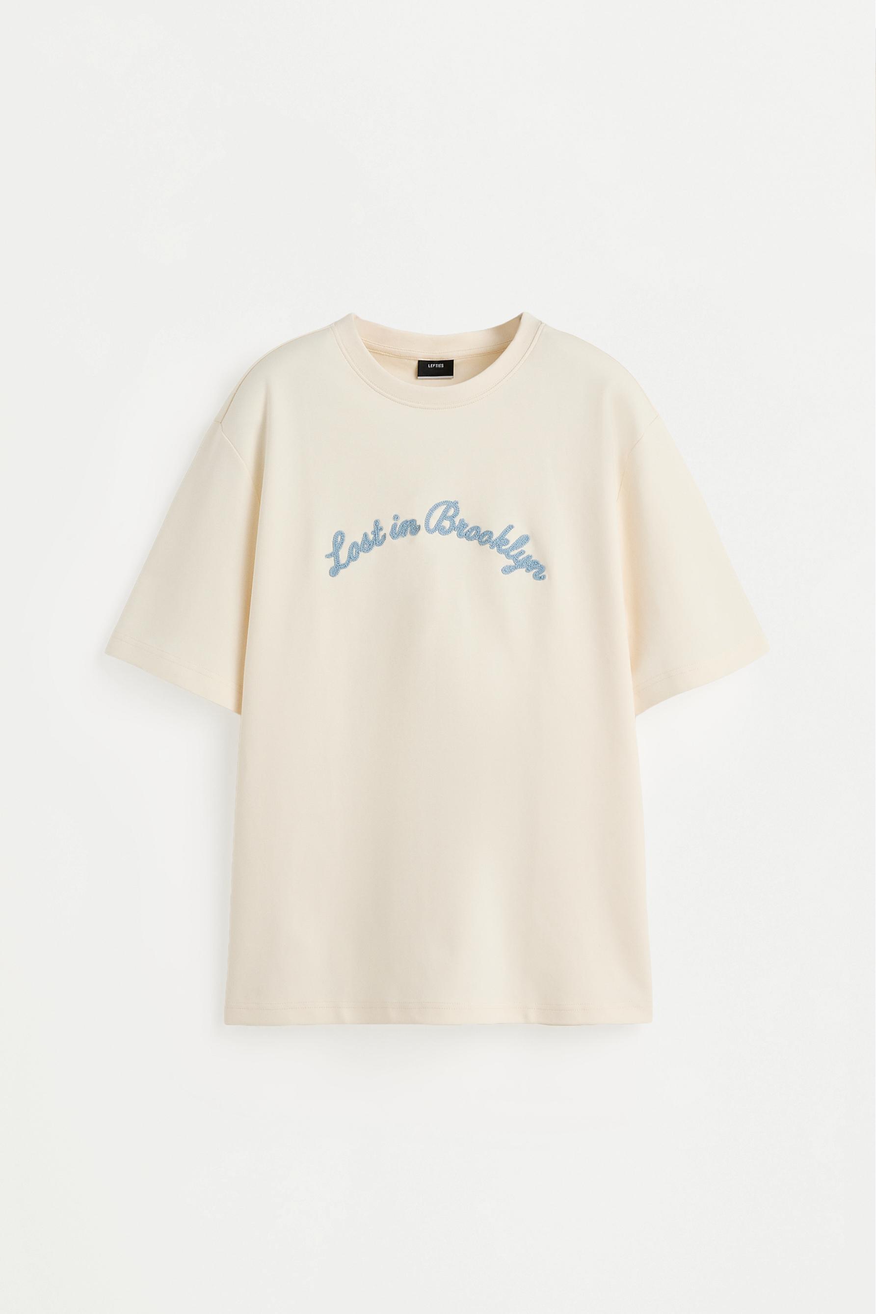 Camiseta interlock bordado