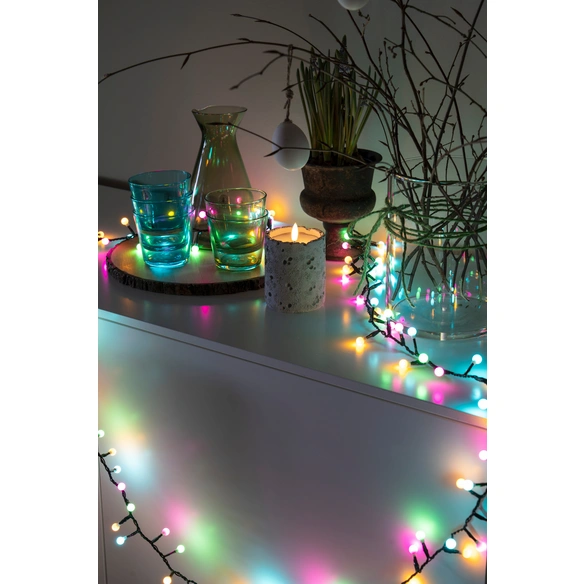 LED-Lichterkette, 200 LEDs, L: 937,8 cm, mehrfarbig