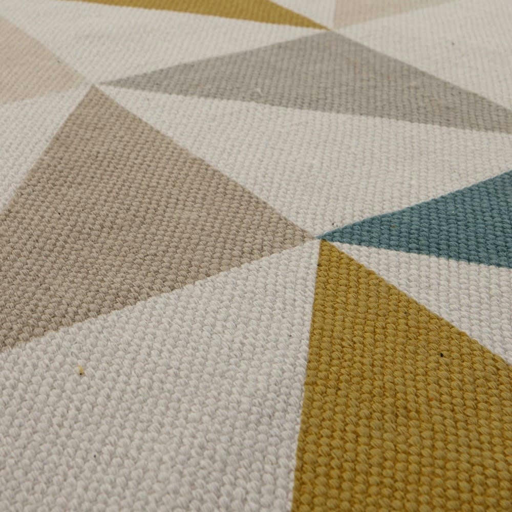 Gaston - Tapis en coton motifs graphiques multicolores 120x180